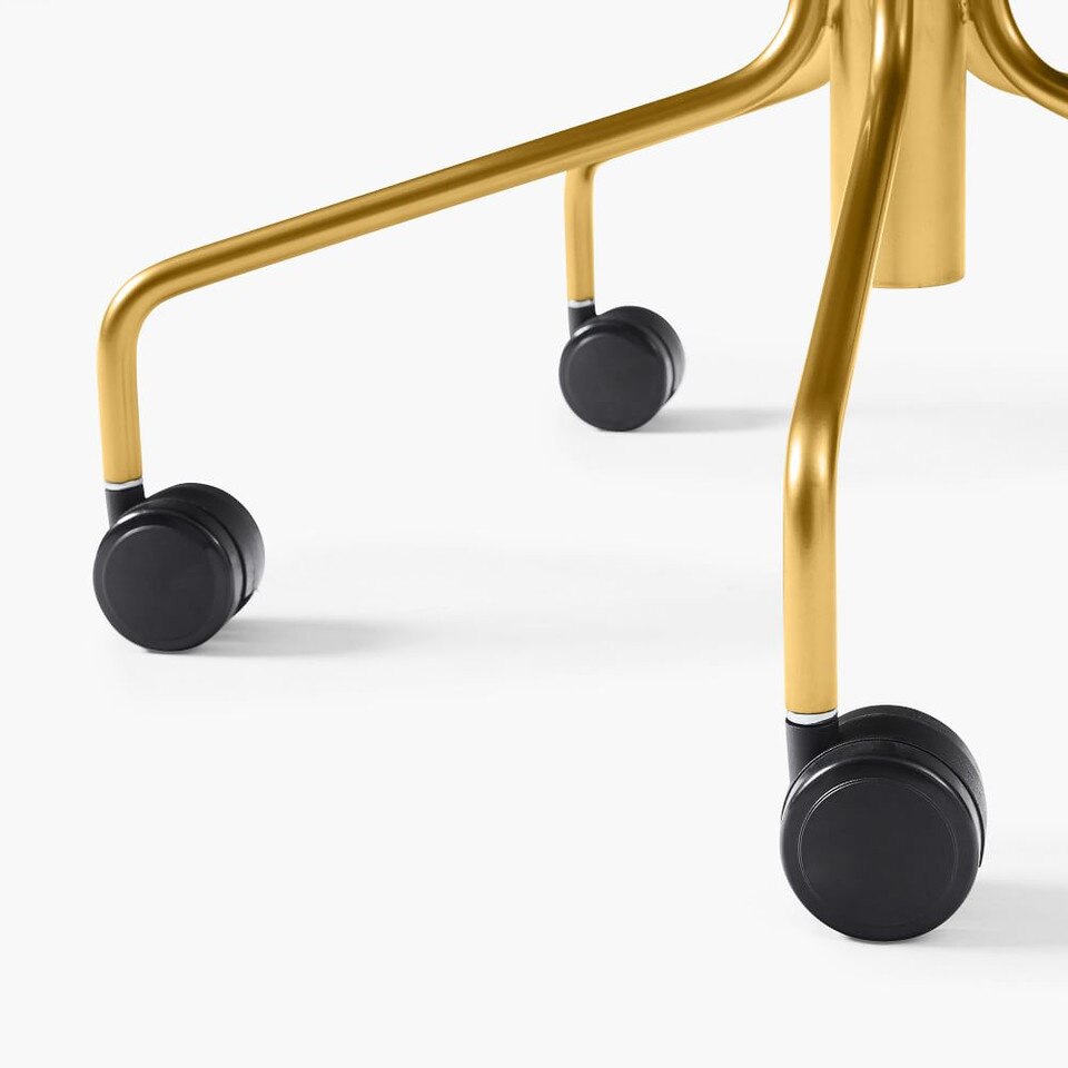 Finley Swivel Office Chair West Elm UK